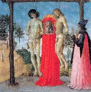 PERUGINO, Pietro St. Jerome Supporting Two Men on the Gallows oil painting picture wholesale